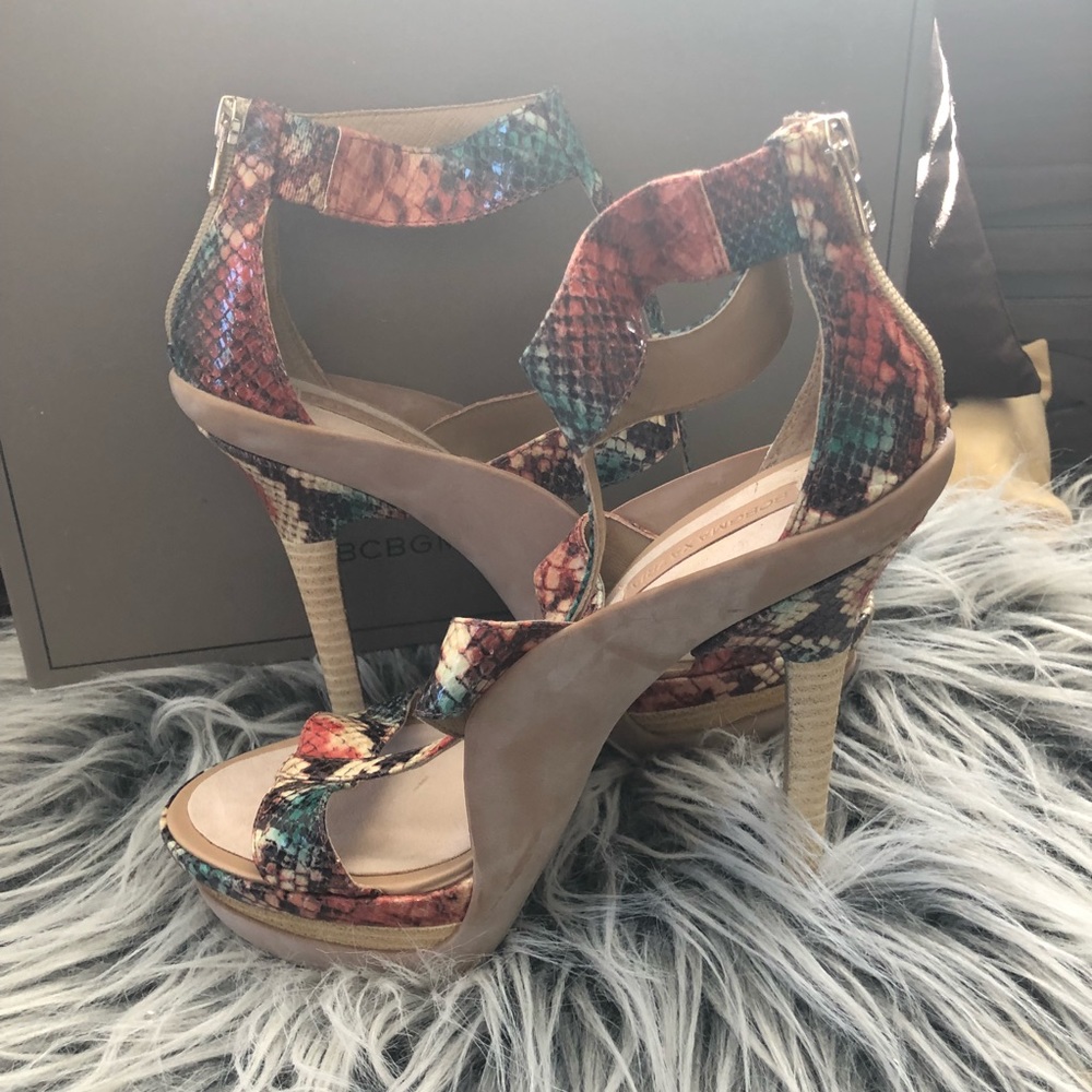 Never Worn Brand New BCBG Platform Sandals